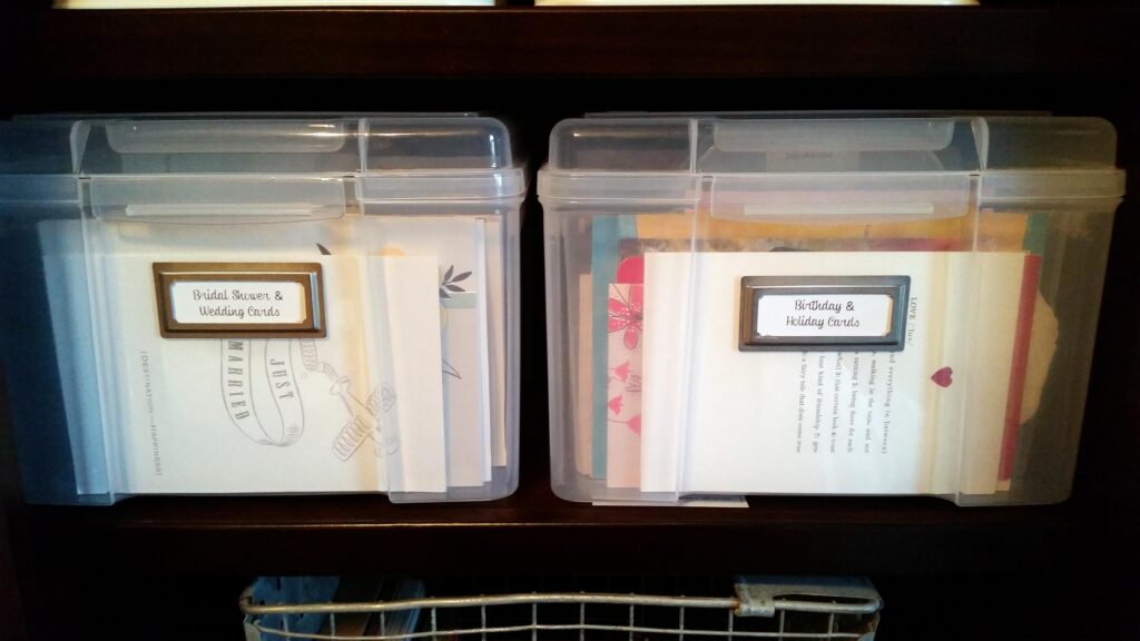 Organize Greeting Cards