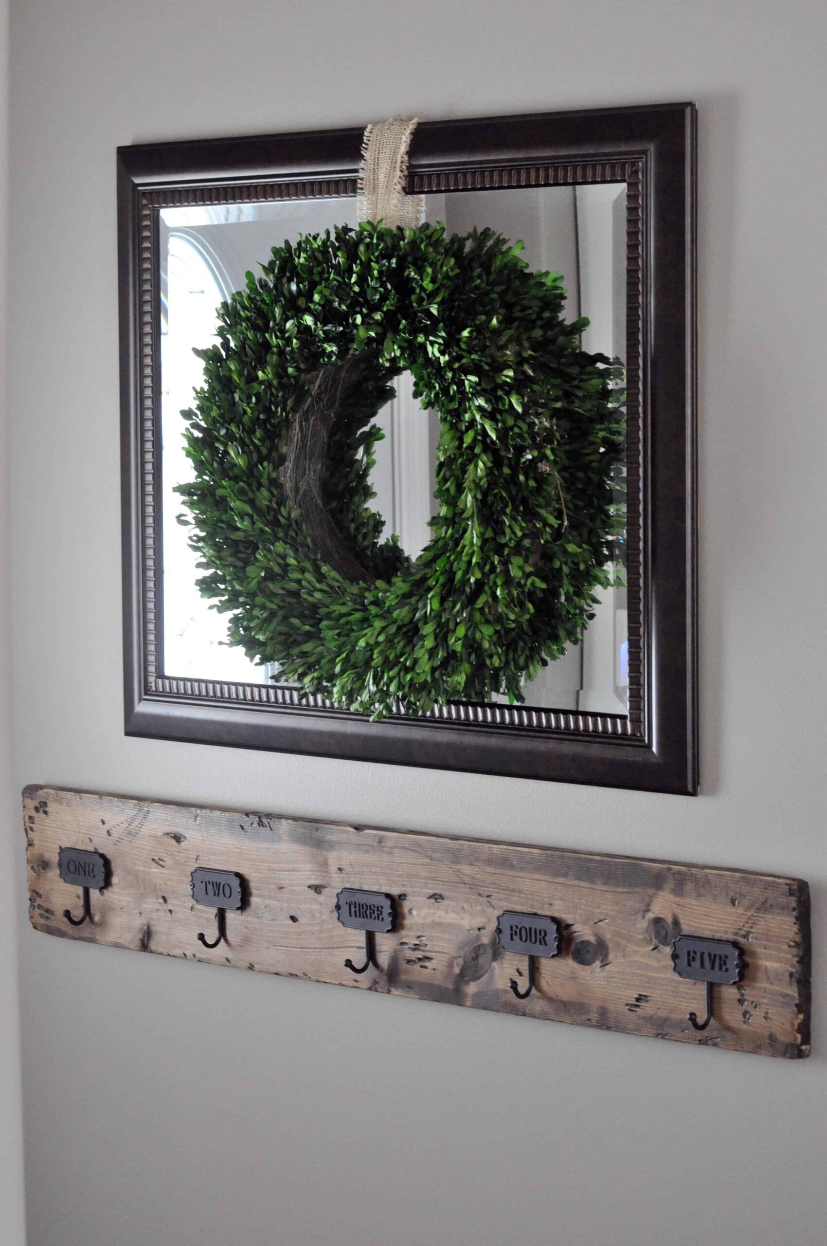DIY Entryway Coat Hooks