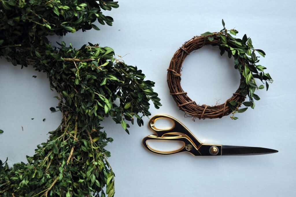 Recycled Boxwood Wreath