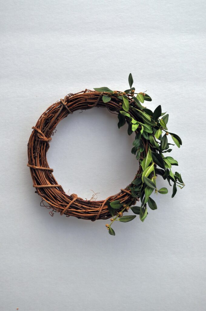 Recycled Boxwood Mini Wreath