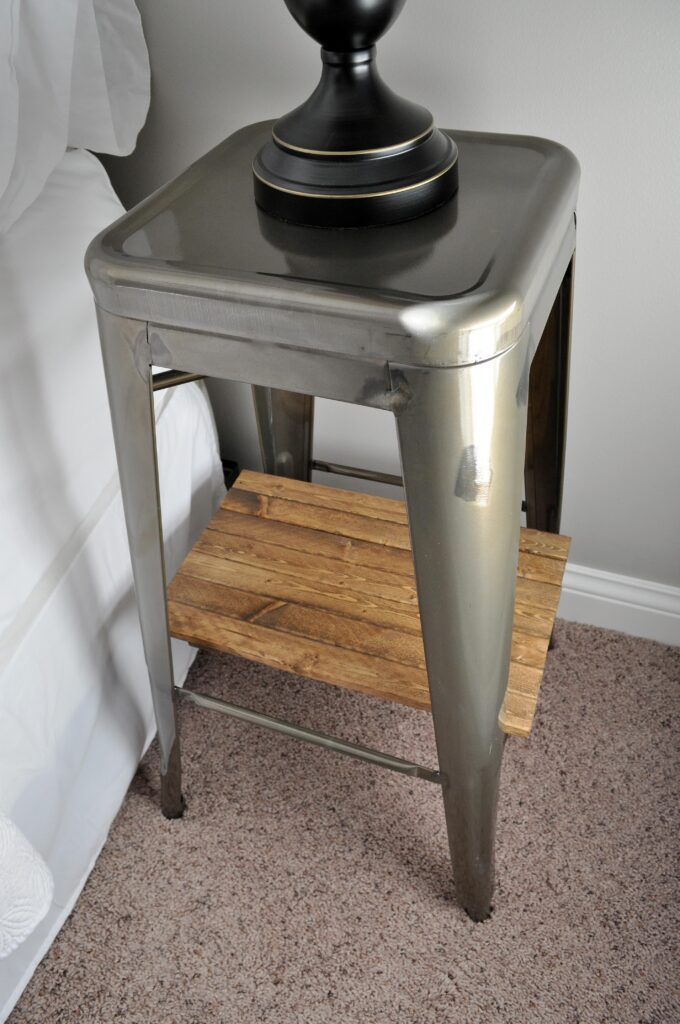 Industrial Stool Nightstands