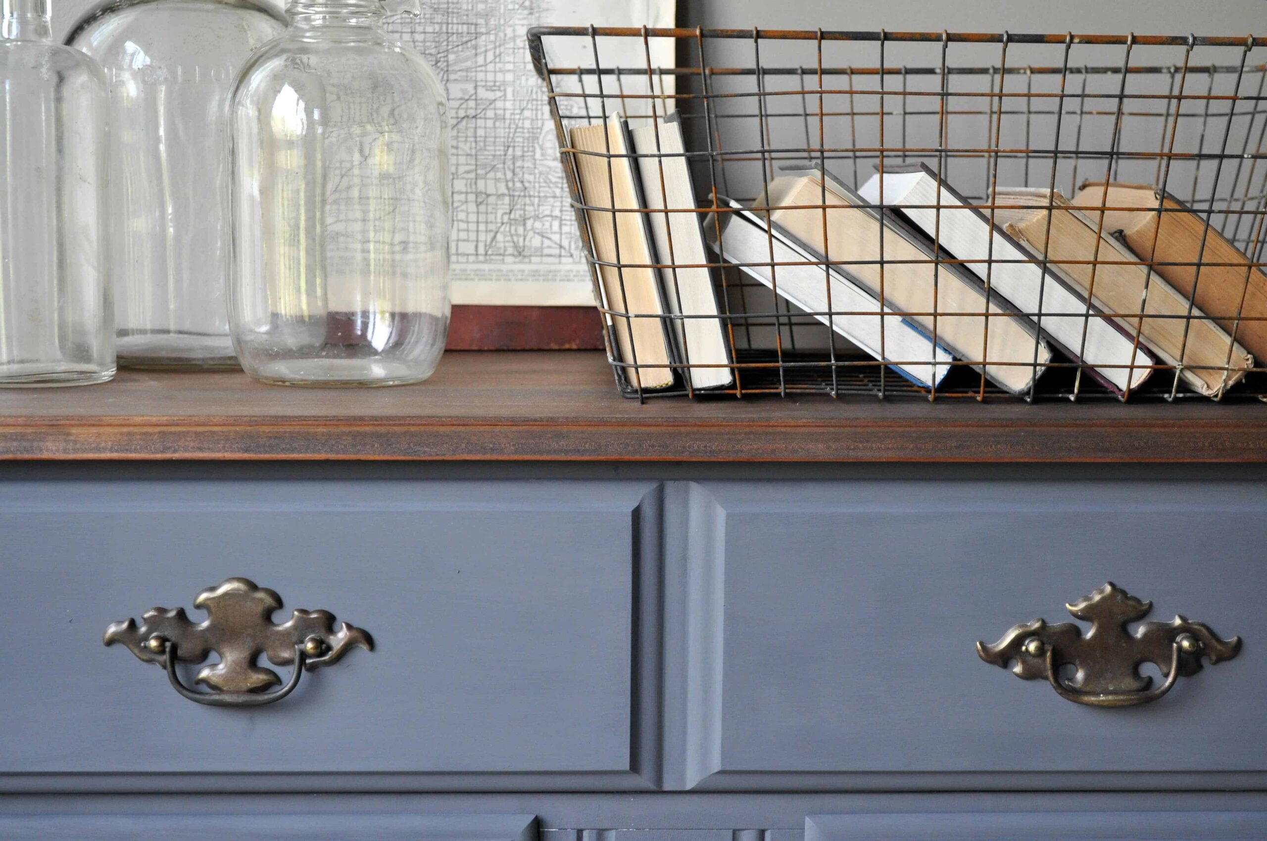 Chalk Painted Cabinet Makeover