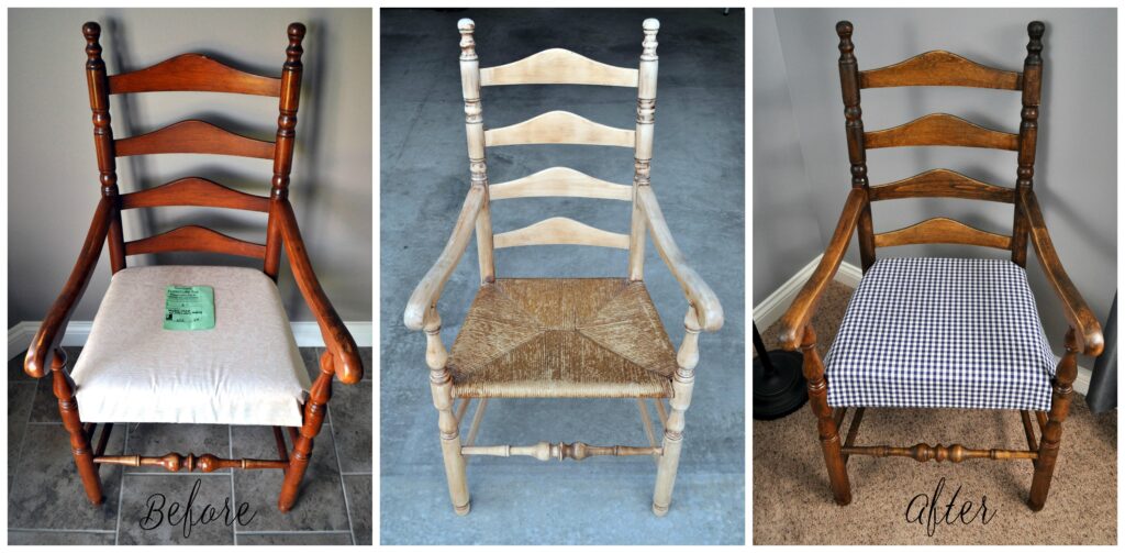 Ladder Back Chair makeover