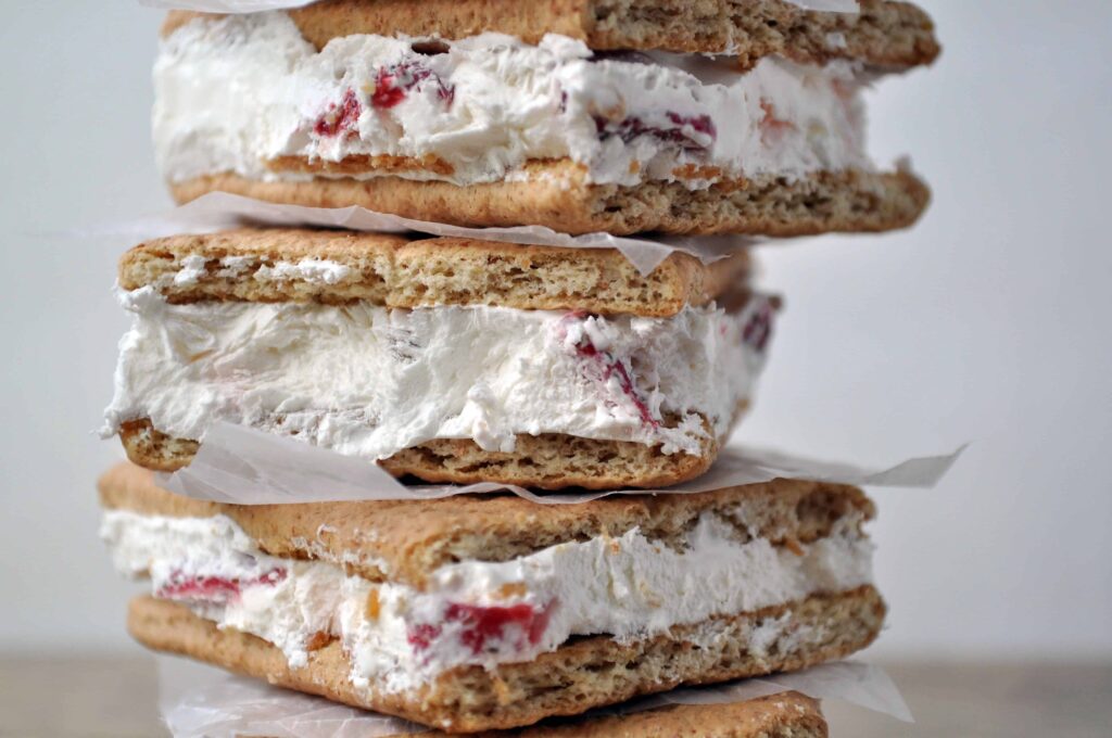 Strawberry Ice Cream Sandwiches