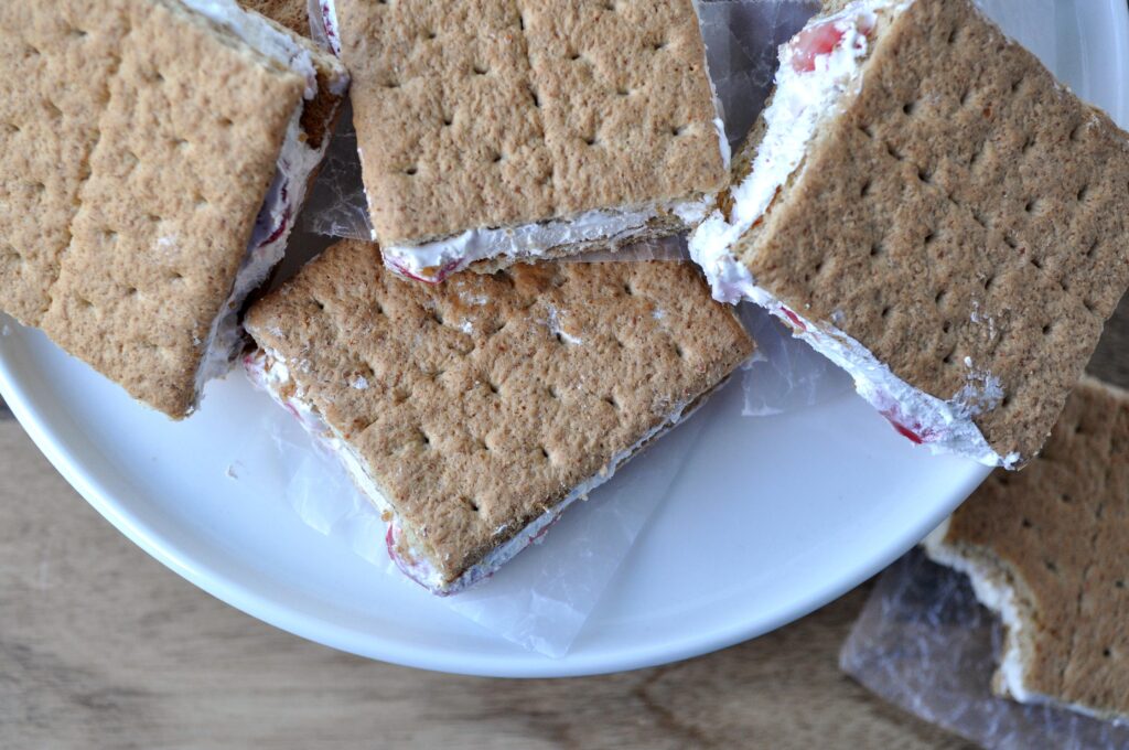 Strawberry Ice Cream Sandwiches