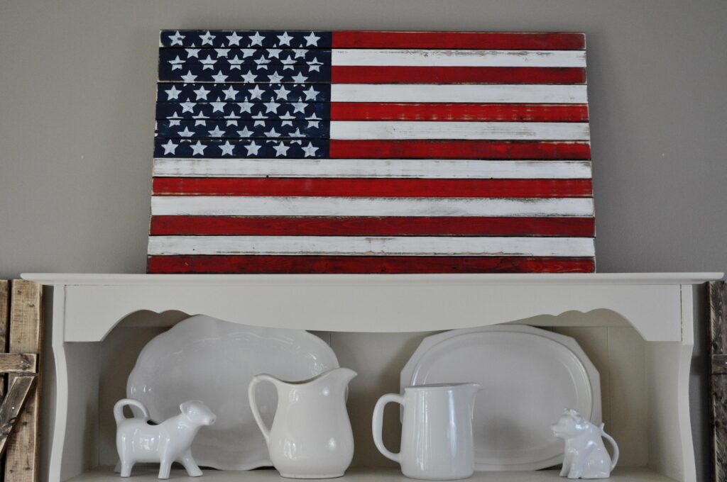 DIY Wooden American Flag