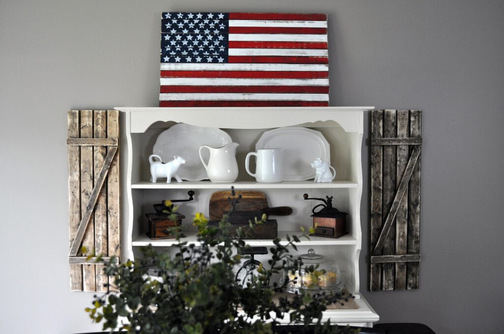 DIY Wooden American Flag