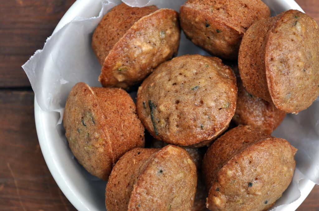Zucchini Bread Mini Muffins