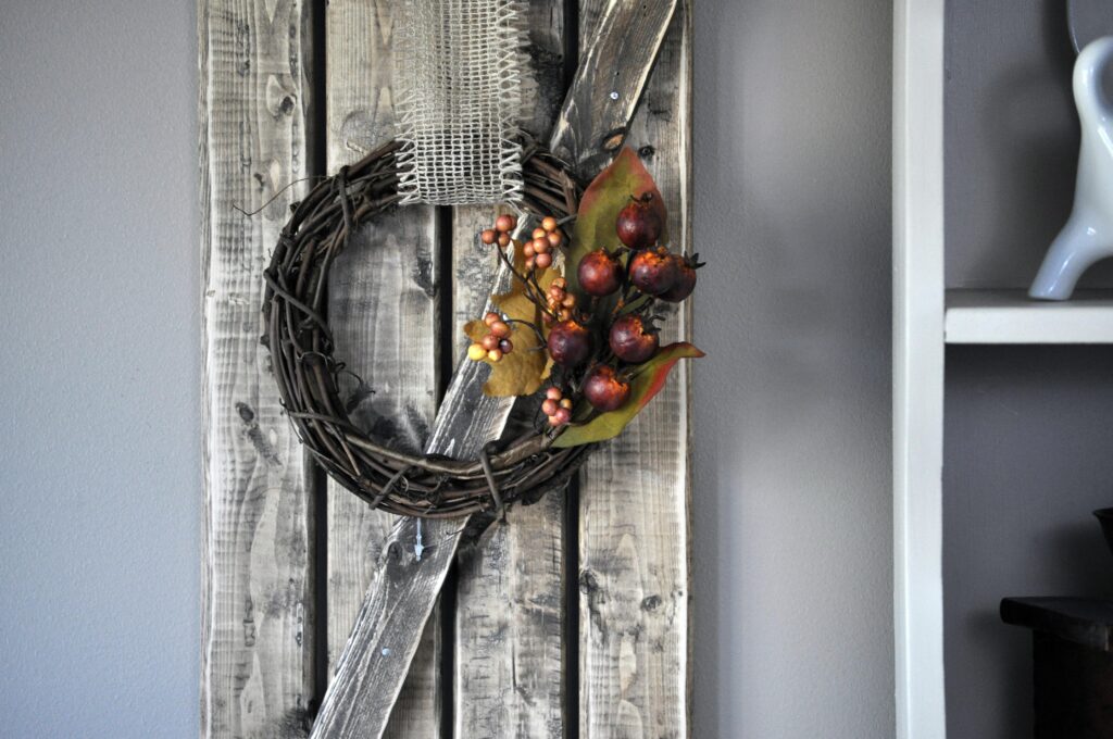 DIY Fall Mini Wreath. 1