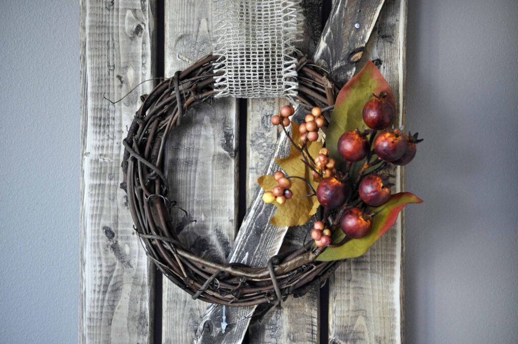 DIY Fall Mini Wreath. 2