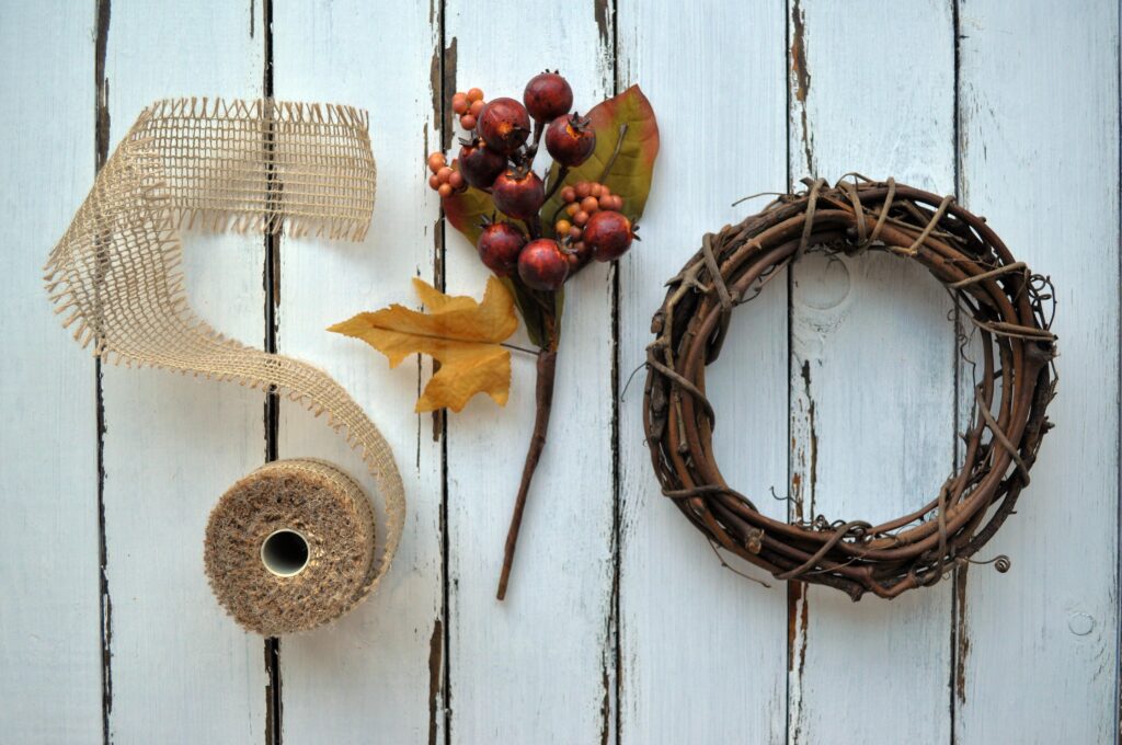 DIY Fall Mini Wreath. 4