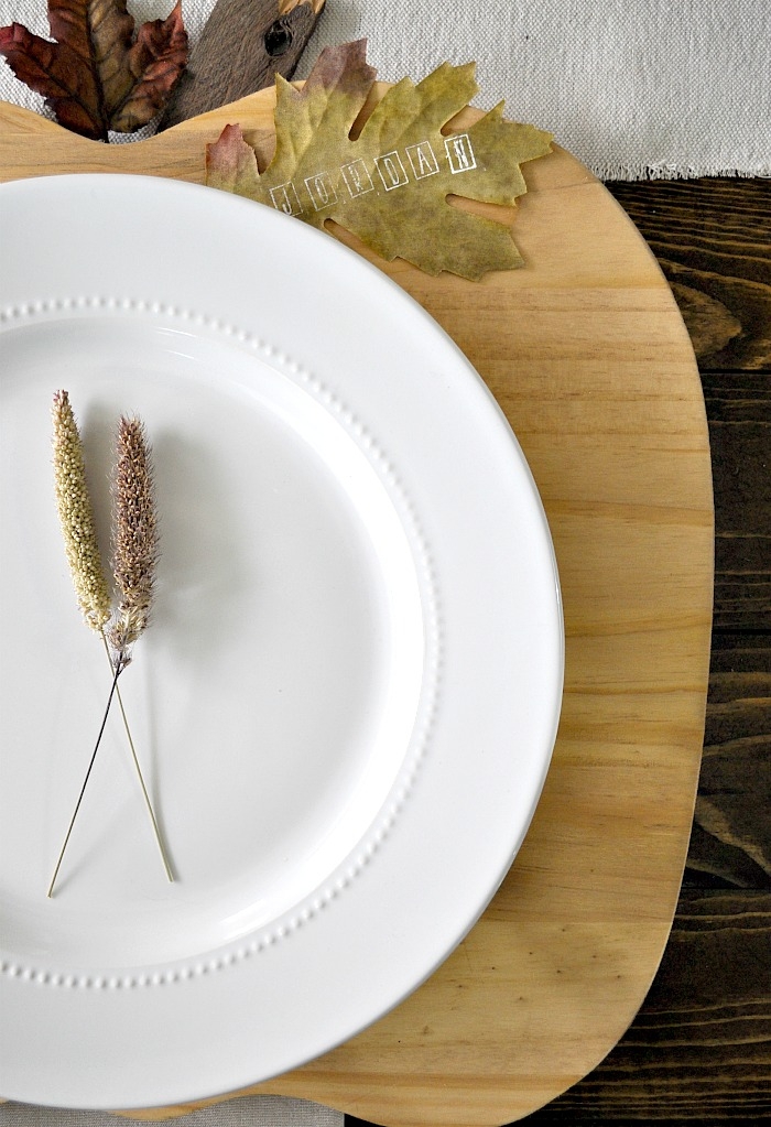 Pumpkin Plate Chargers