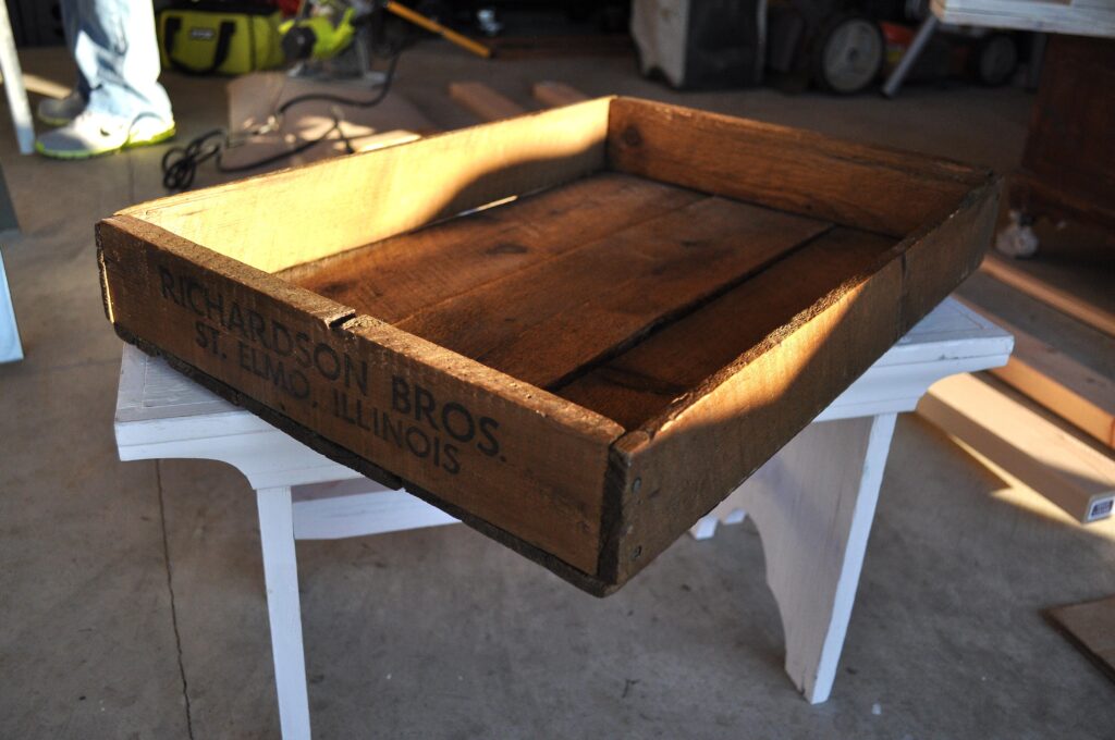 Create Serving Tray. Wood Crate