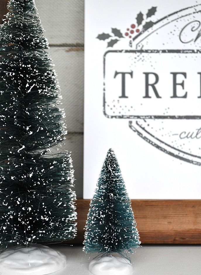 Christmas Tree Farm Printable Little Glass Jar free-christmas-tree-farm-printable