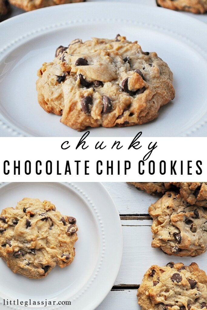 Chunky Chocolate Chip Cookies. Pin