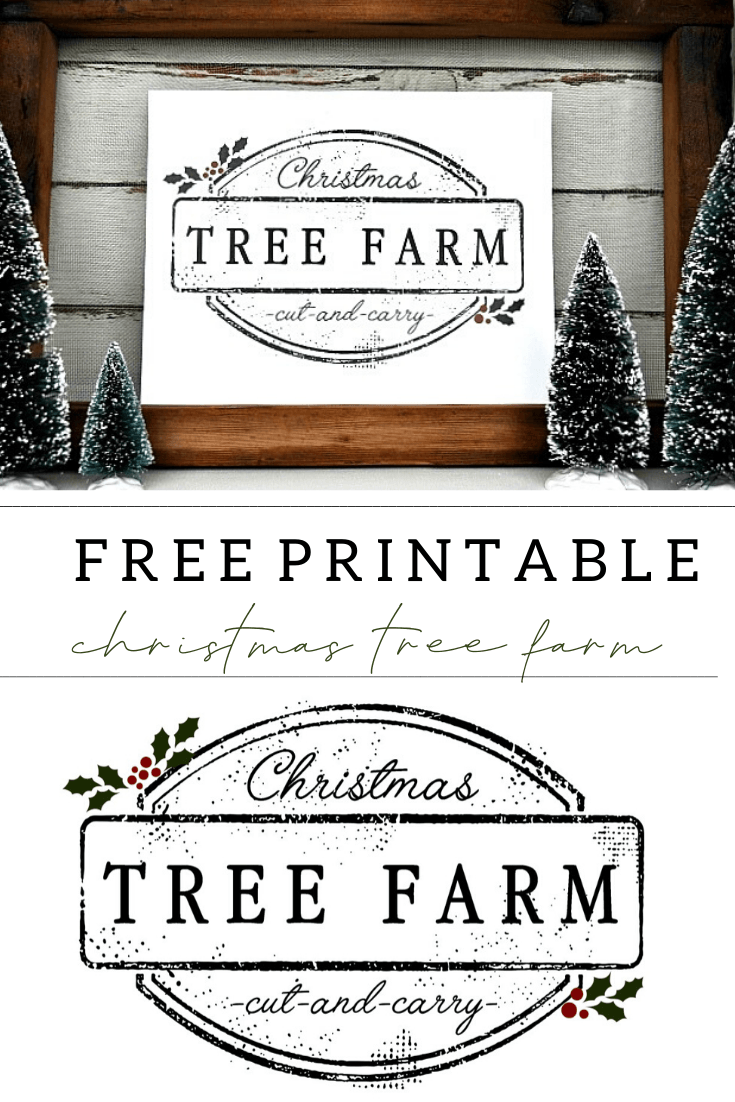 Christmas Tree Farm Printable