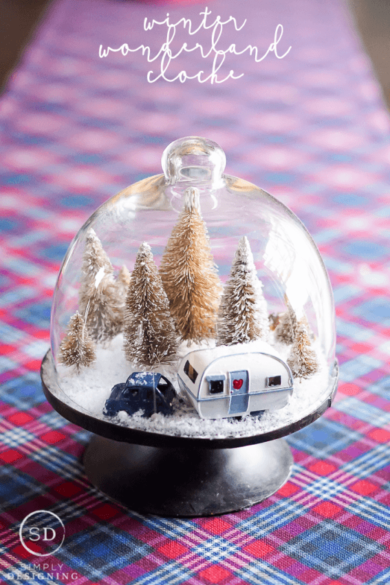 Simply Design_DIY Winter Wonderland Cloche