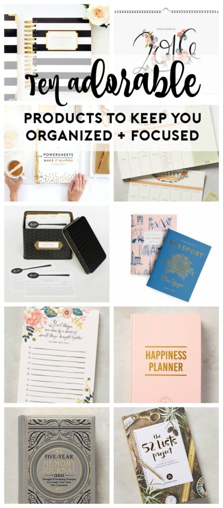 Ten Adorable Products to Keep You Organized and Focused
