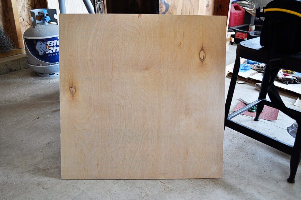 DIY Planked Clock.Plywood