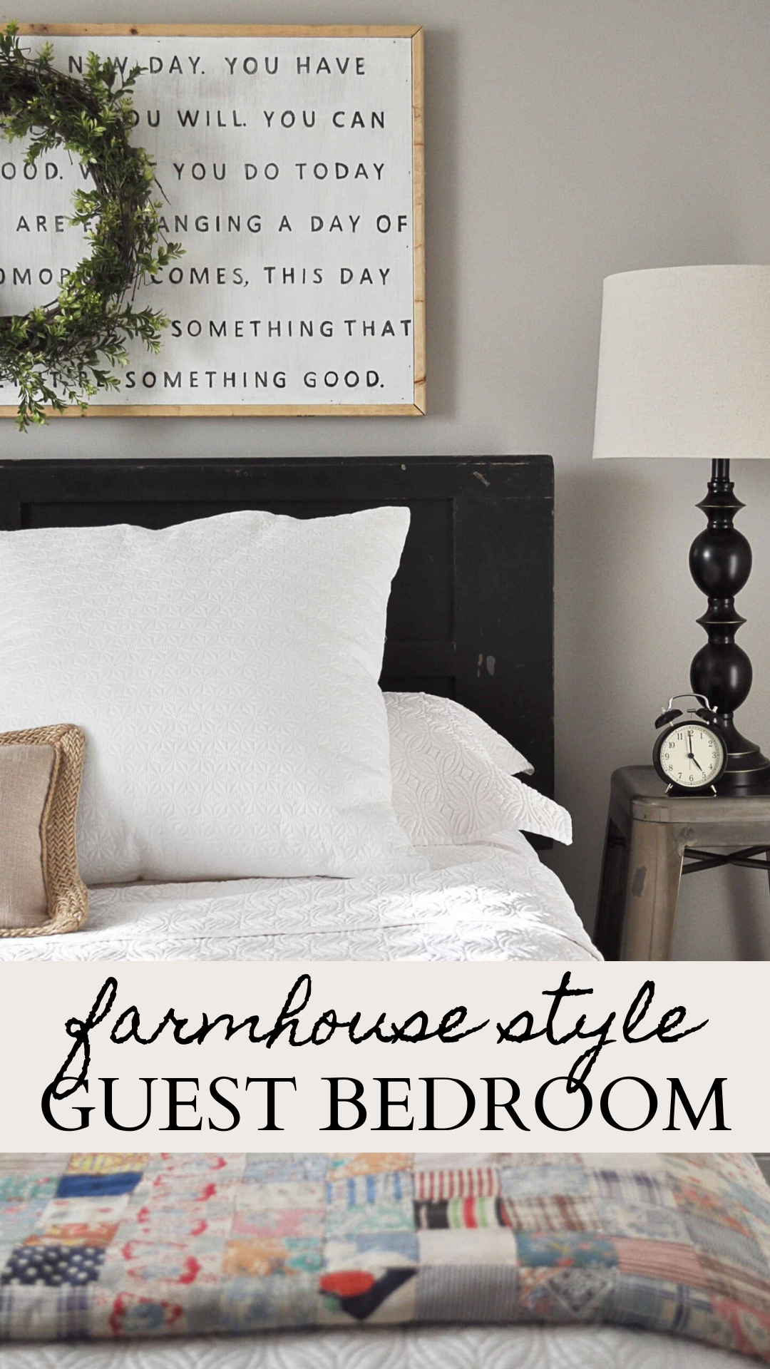 Farmhouse Style Guest Bedroom