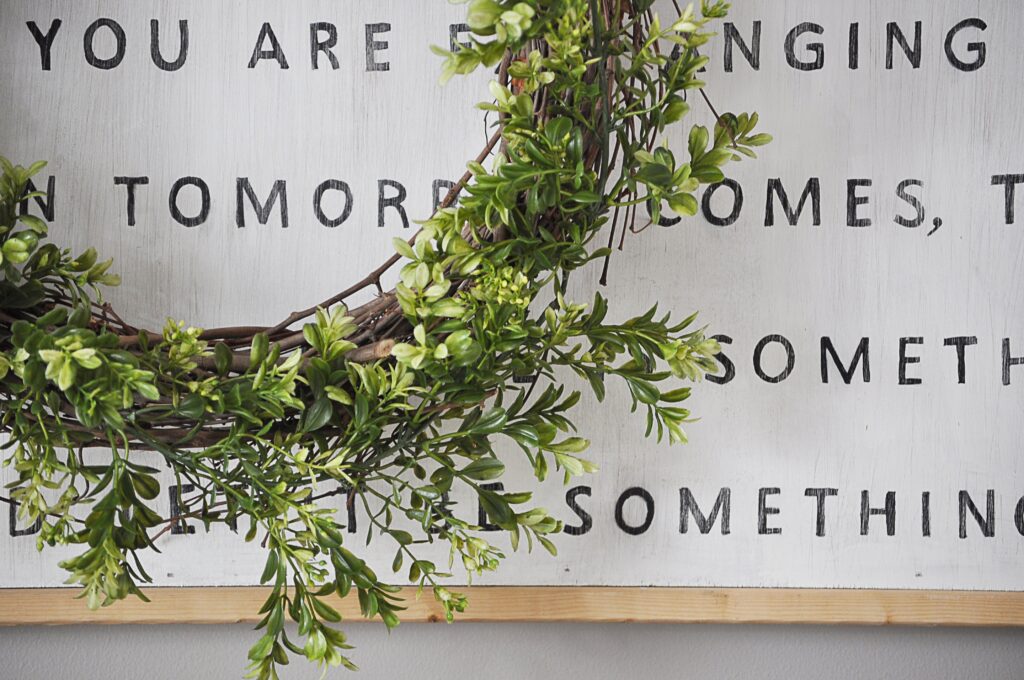 Guest Bedroom. Wreath