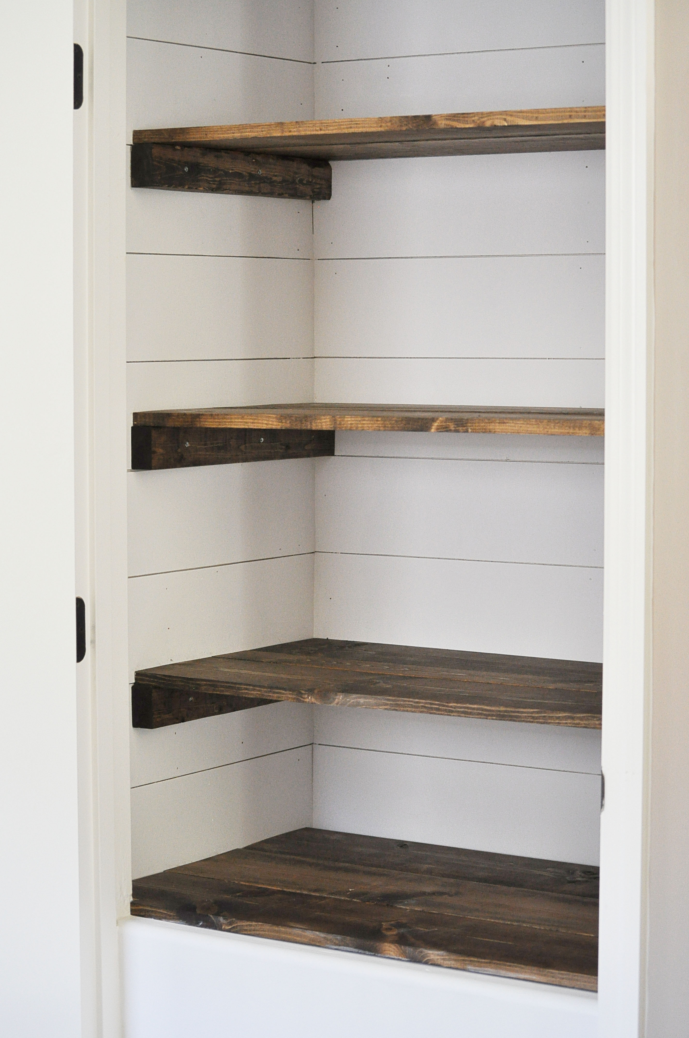 Farmhouse Pantry Makeover Little, What Wood Do You Use For Pantry Shelves