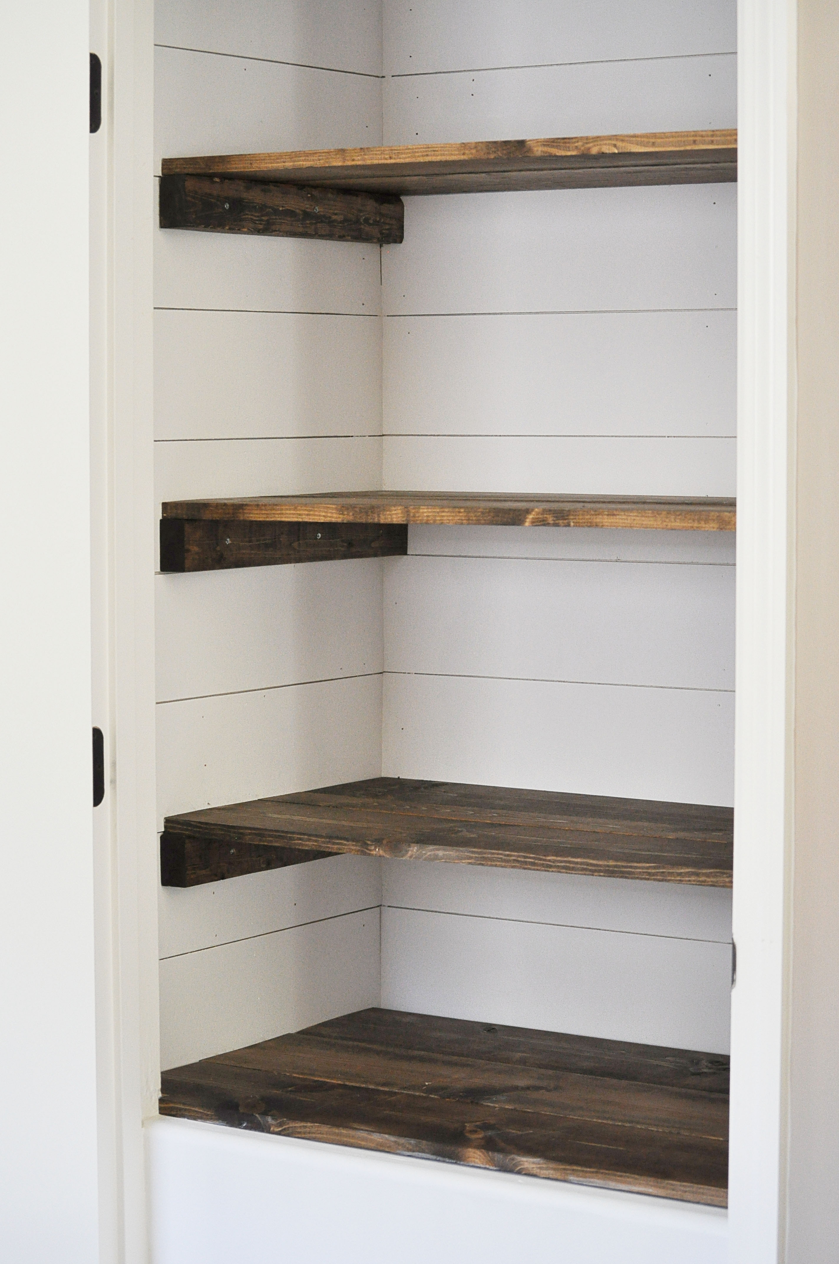 Useless Closet to Small Pantry Makeover