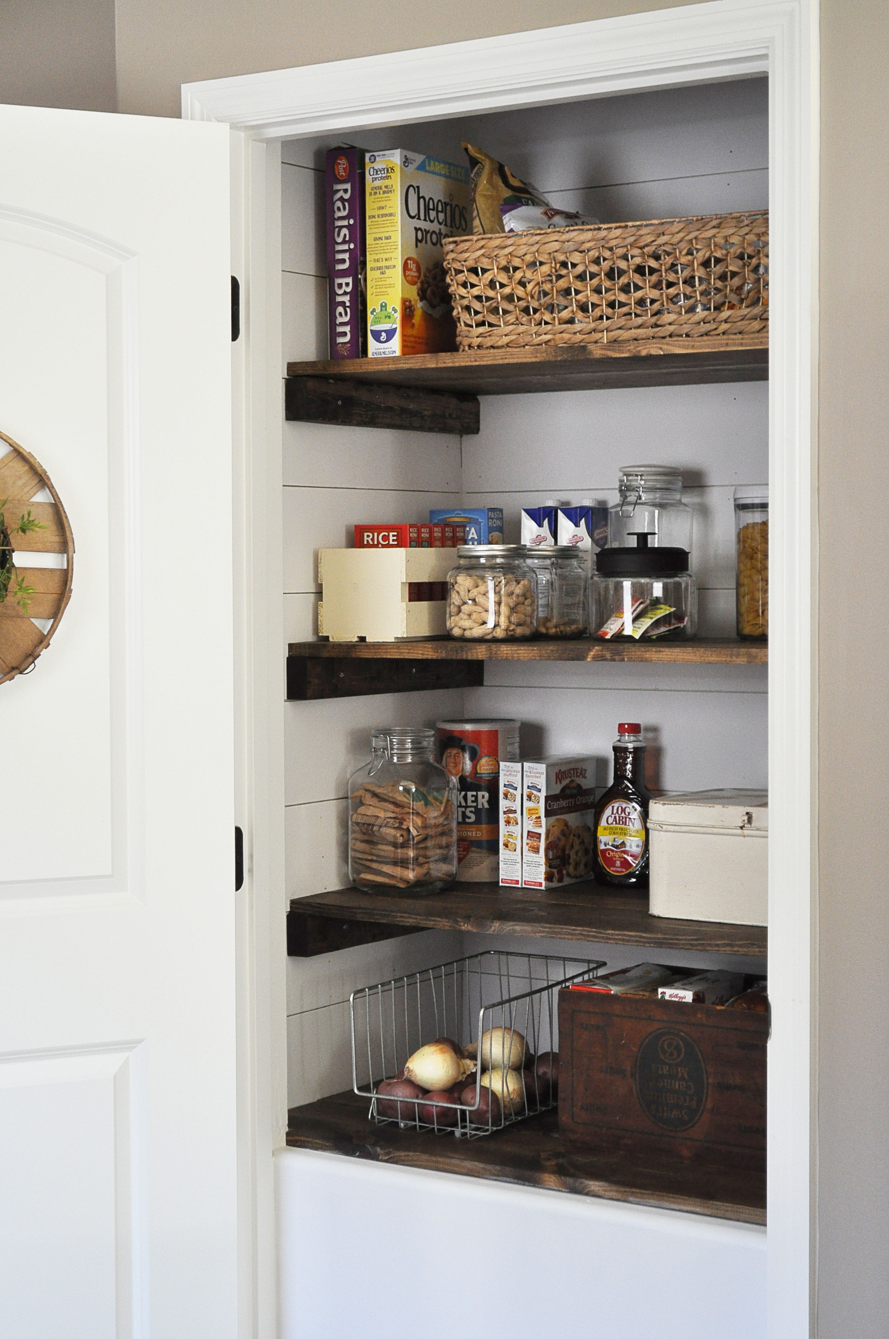 Farmhouse Pantry Makeover Little Glass Jar