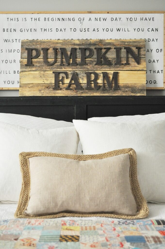 DIY Pumpkin Farm Sign