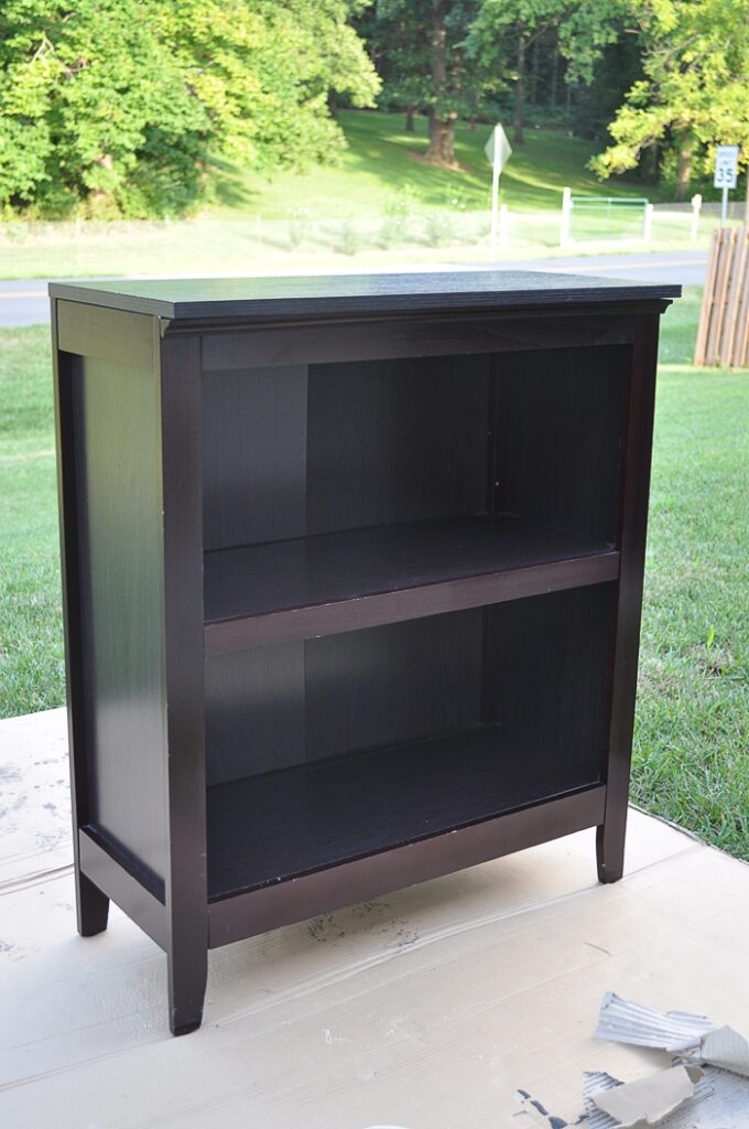 How to Turn a Bookshelf into a Kitchen Island Little Glass Jar