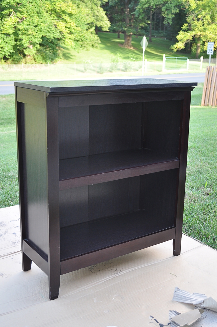 Small kitchen store bookcase