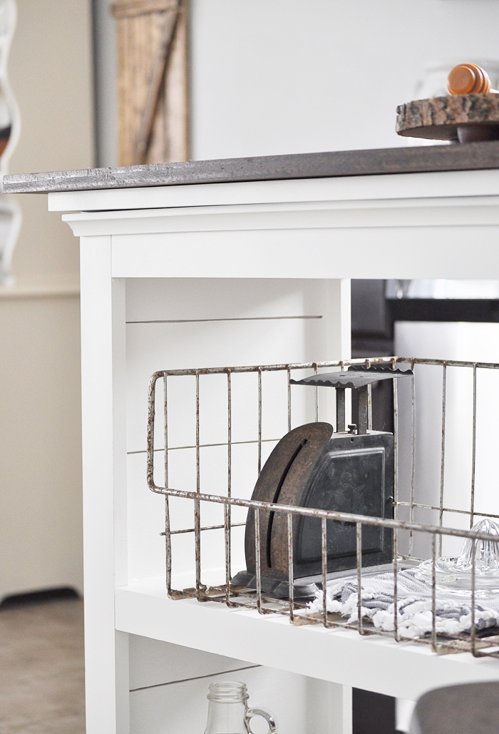 Bookshelf Kitchen Island Little Glass Jar