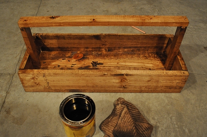 DIY Rustic Wooden Tote