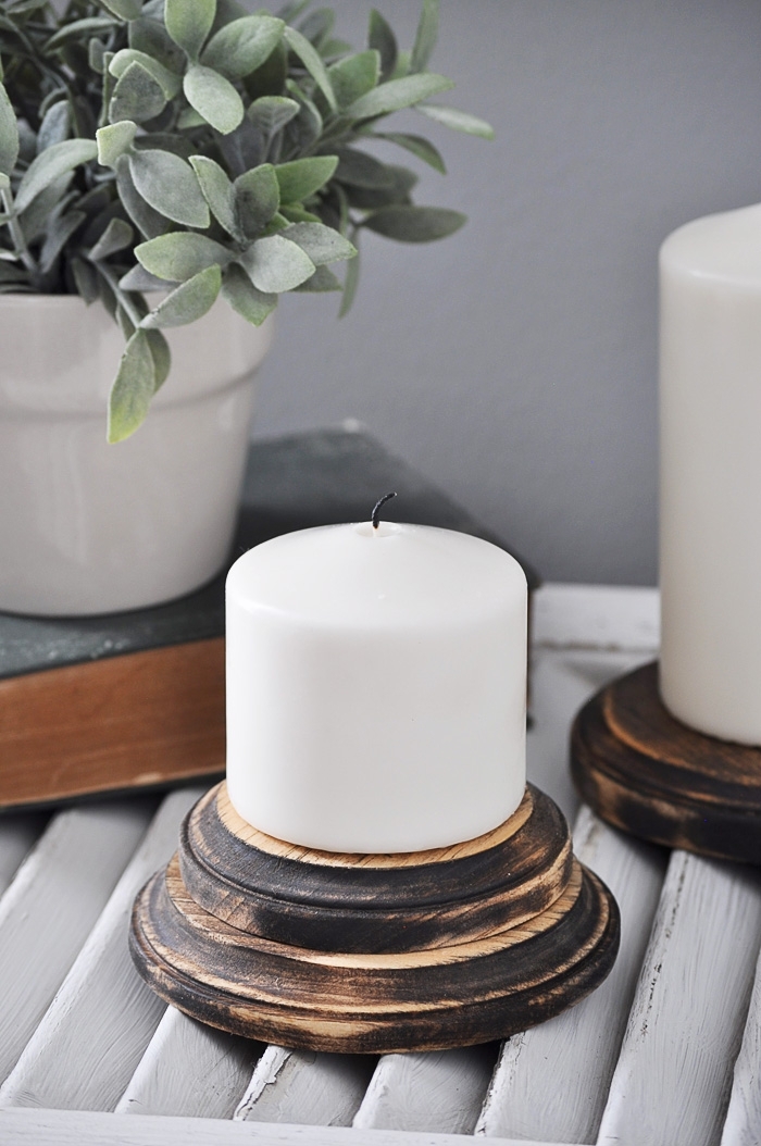 Farmhouse Candle Pedestals