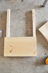 DIY Crate Inspired Side Tables | Little Glass Jar