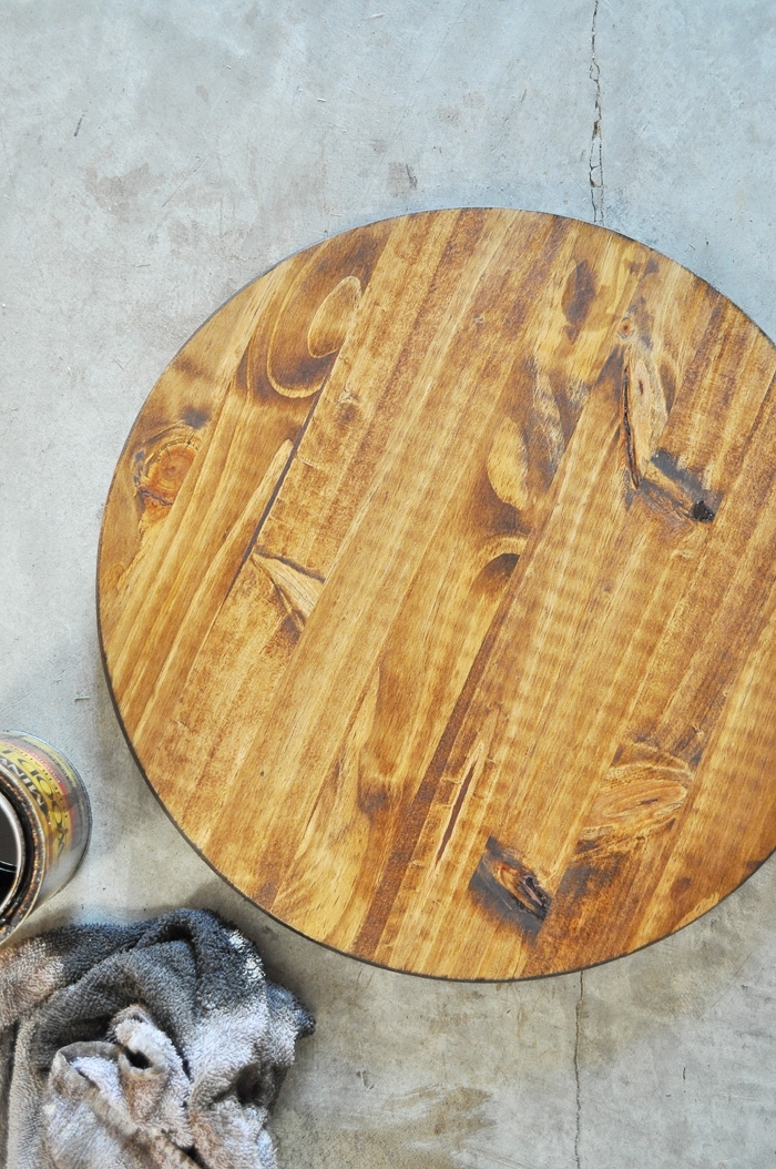 DIY Striped Farmhouse Tray.