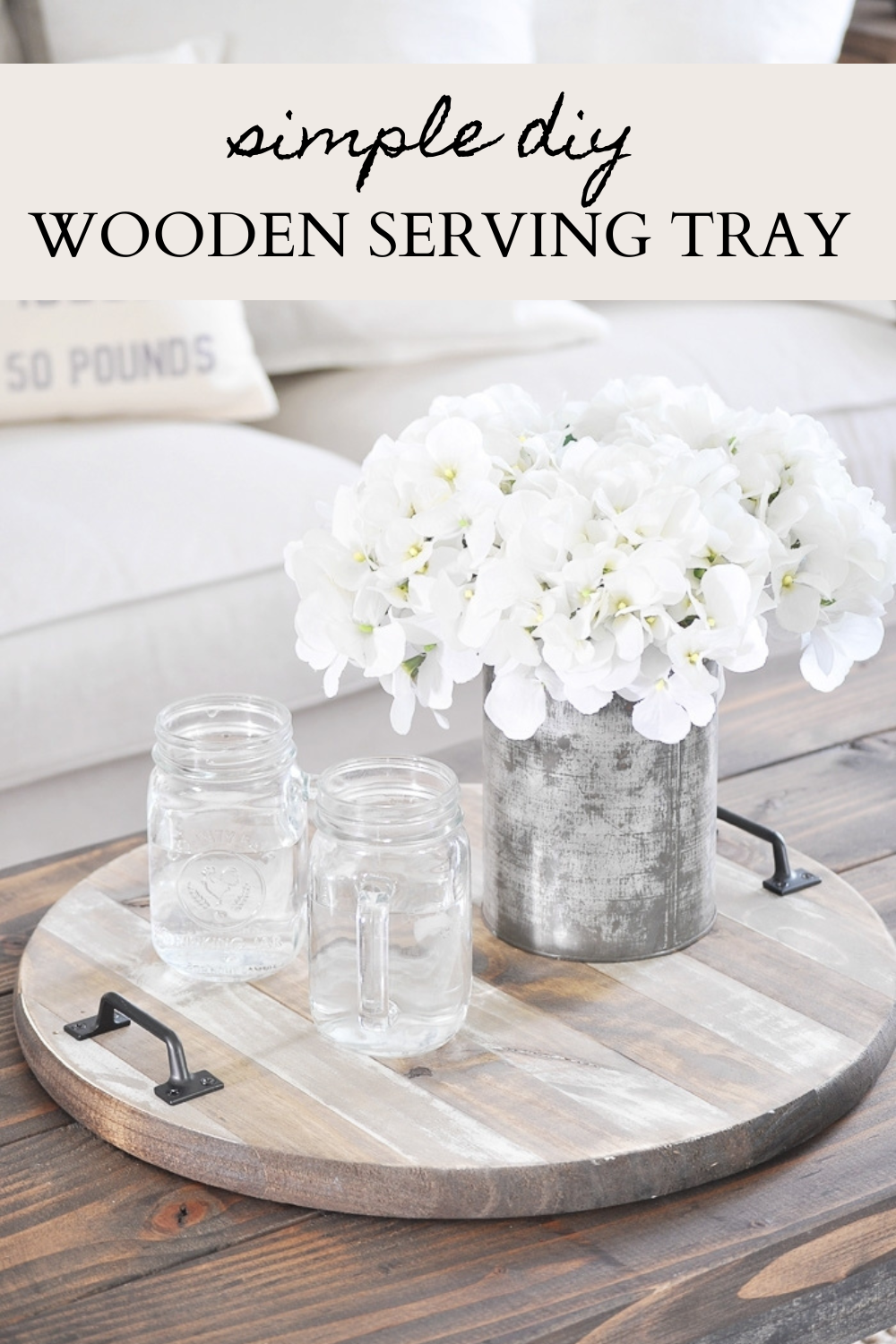 DIY Wooden Serving Tray