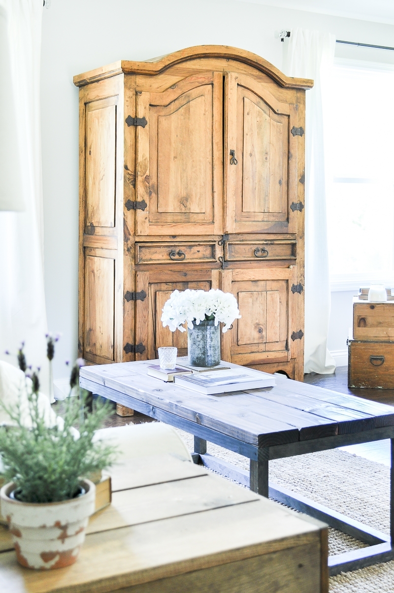 Secondhand Rustic TV Armoire