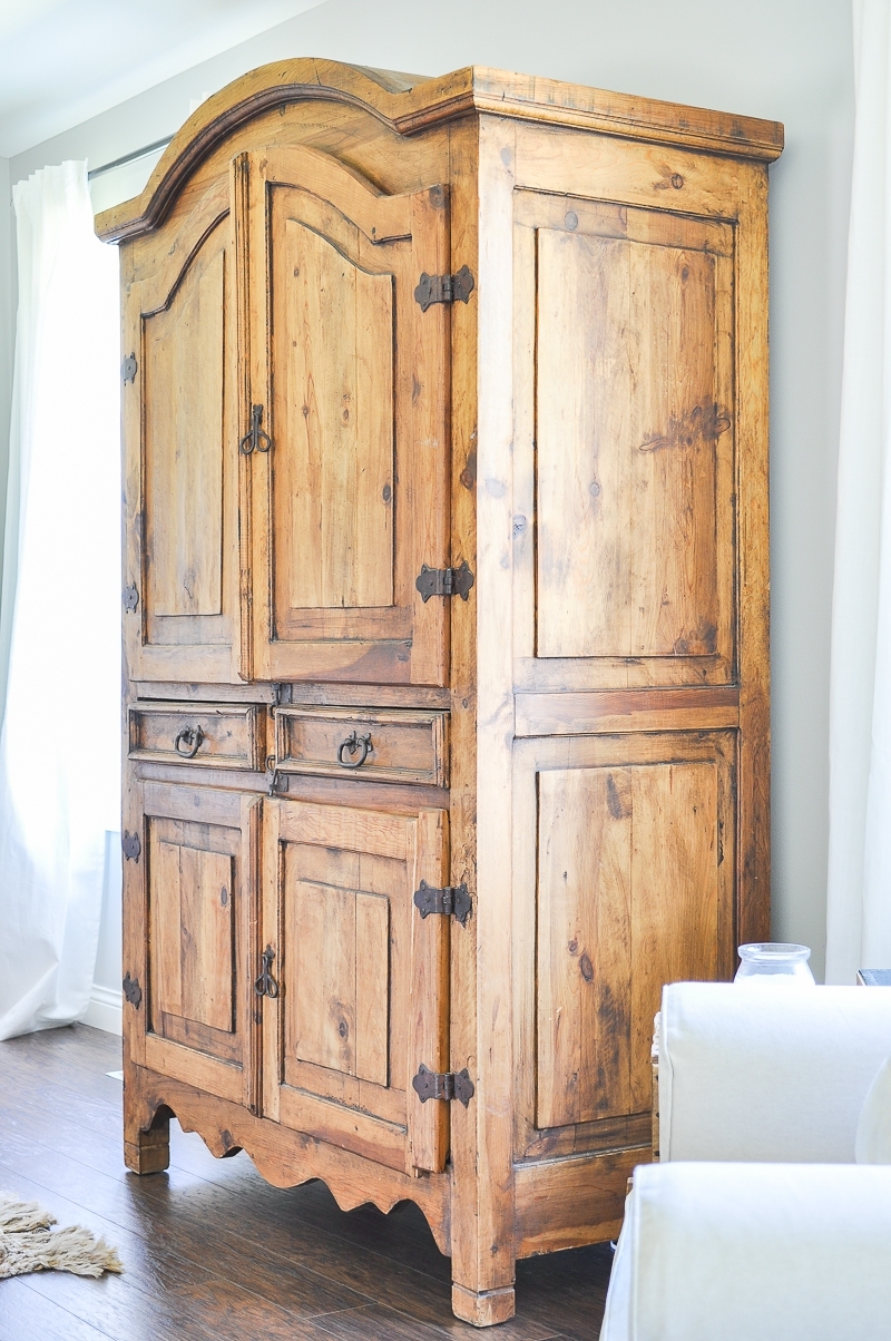 Secondhand Rustic TV Armoire