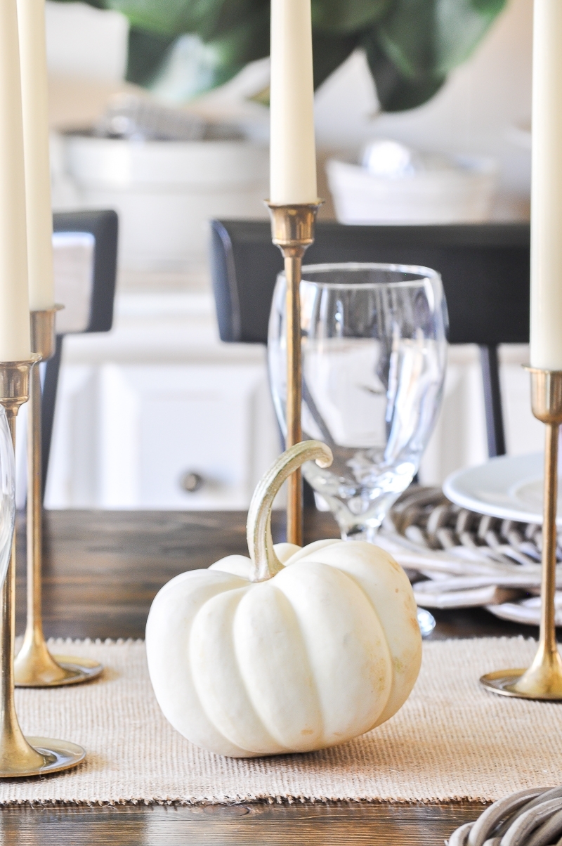 Simple Fall Tablescape