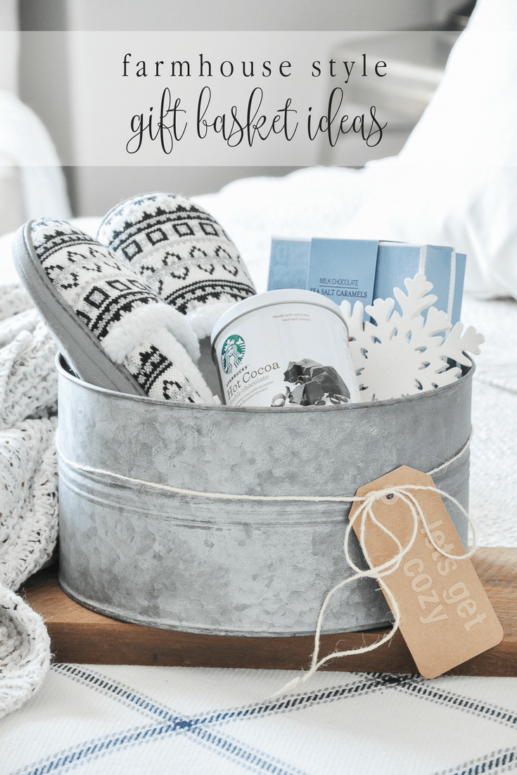 Farmhouse Style Gift Basket Ideas