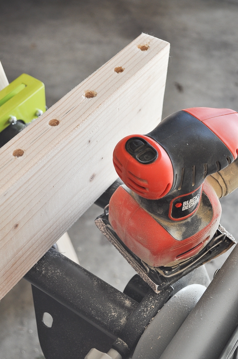 Wooden Drill Bit Flower Holder