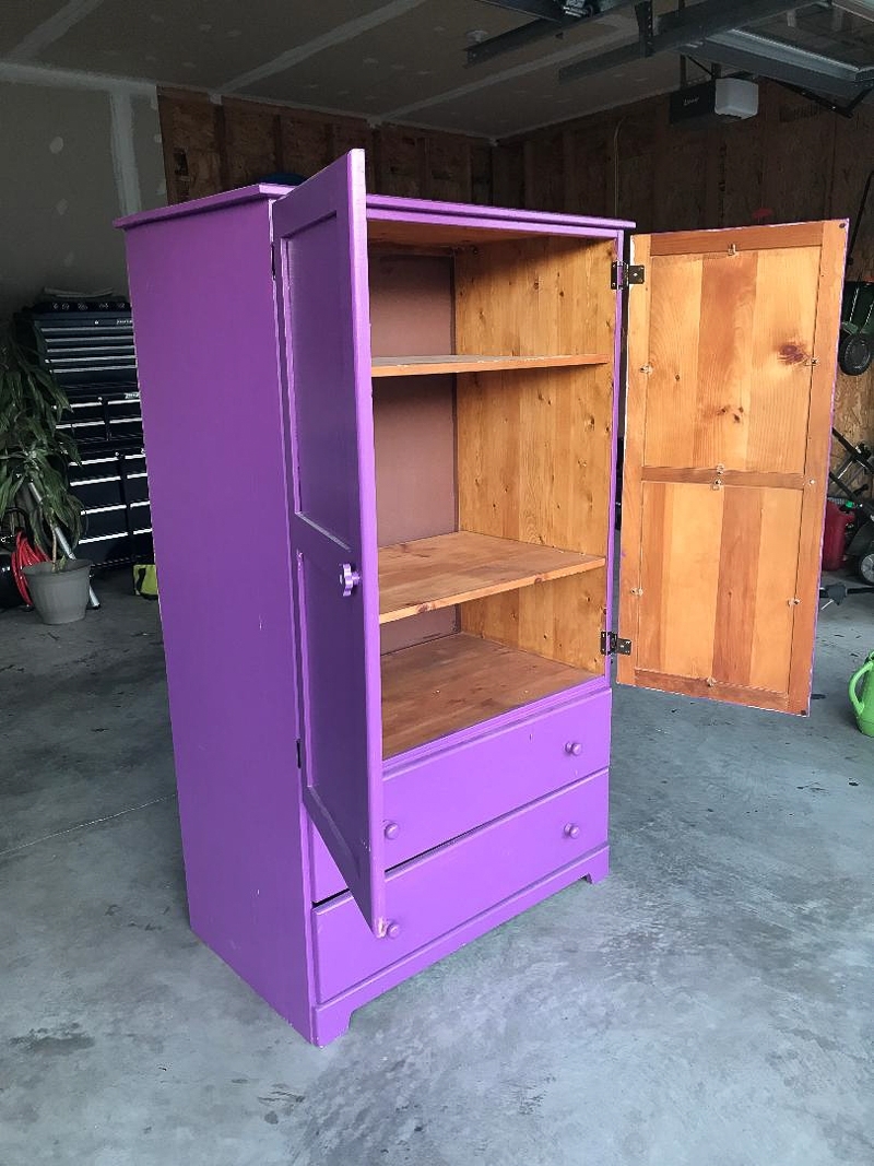 Guest Bedroom Armoire Makeover