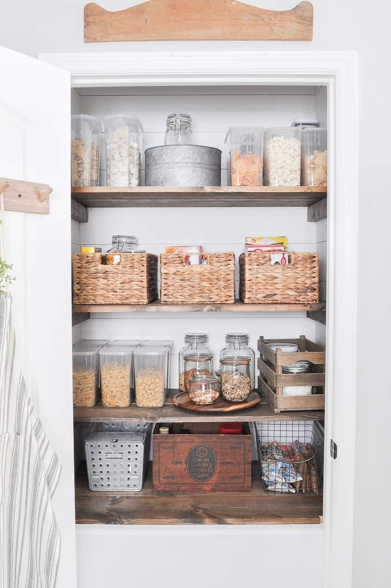 Farmhouse Organizing Storage Bins for Pantry – All About Tidy