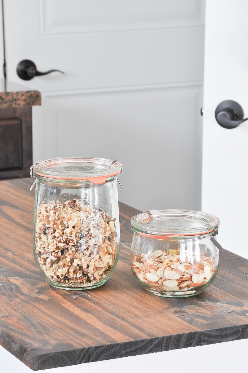 Pantry Organization with Mason Jars - Farmhouse on Boone