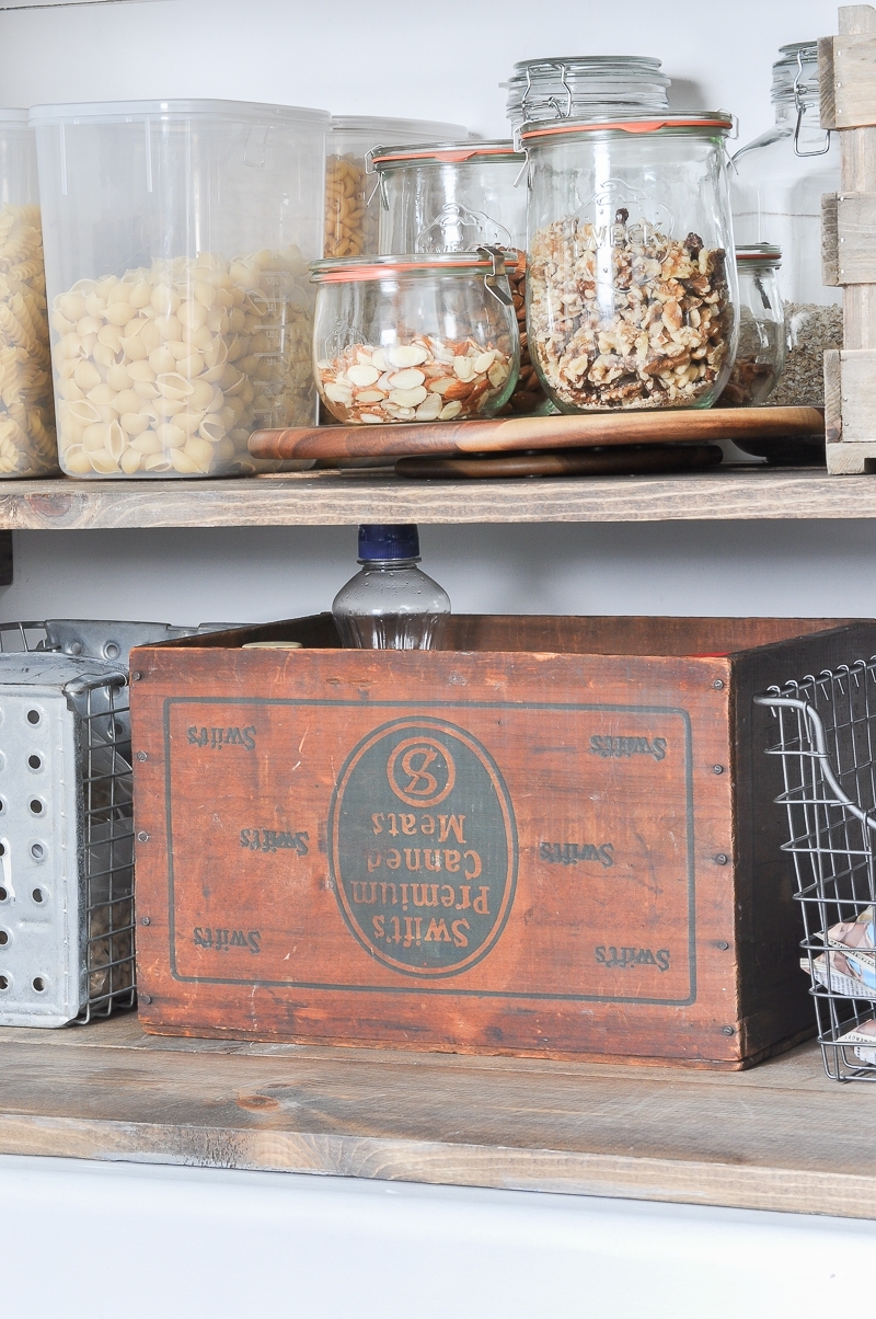 Farmhouse Pantry Organization