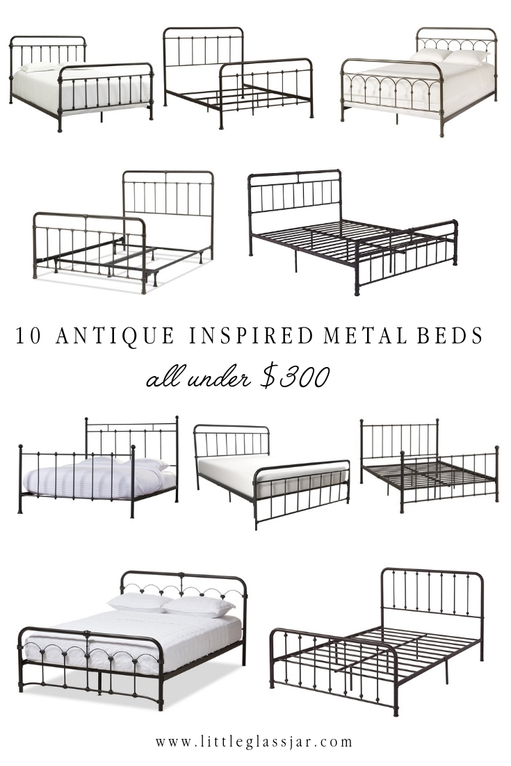 Ten Antique Inspired Metal Beds