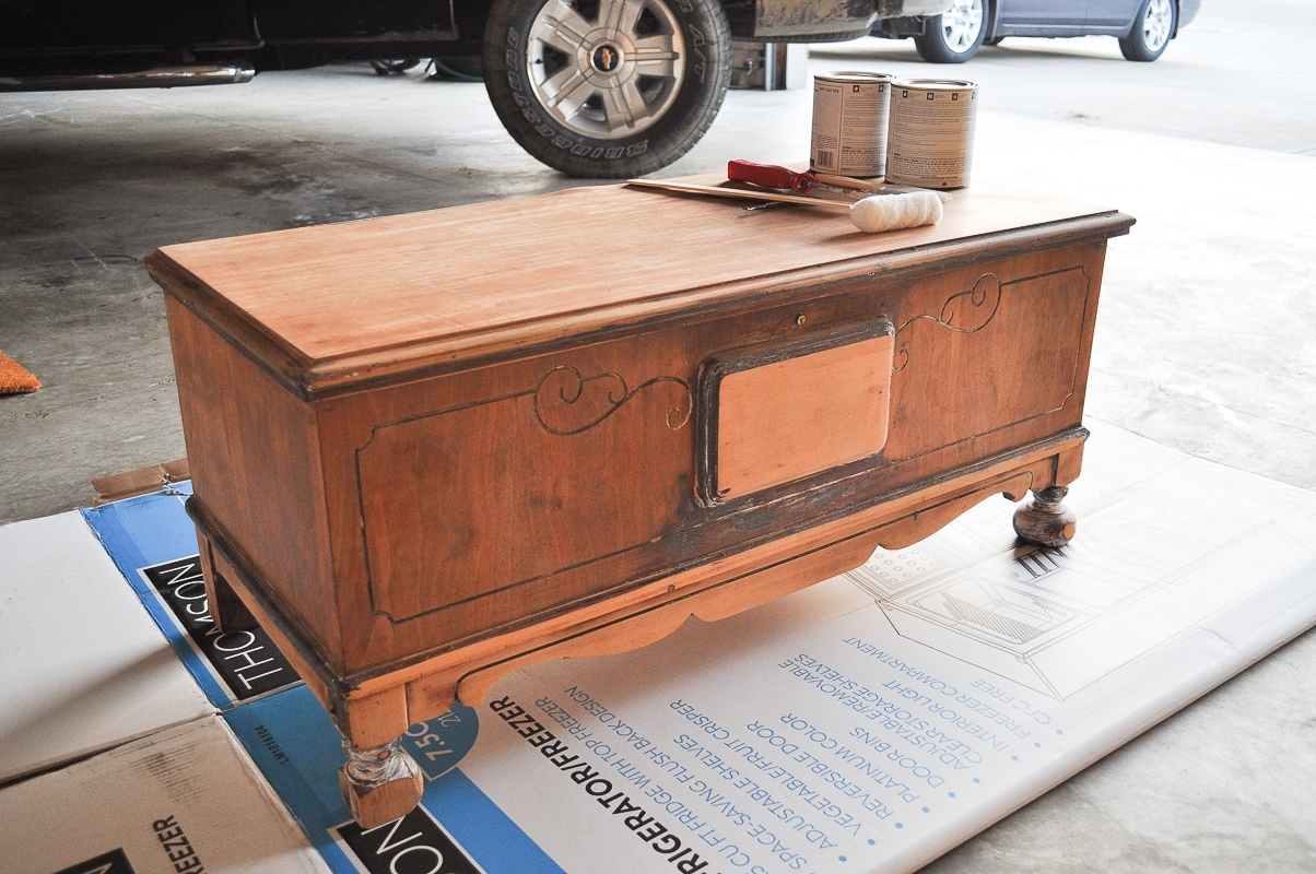 Vintage Cedar Chest Makeover