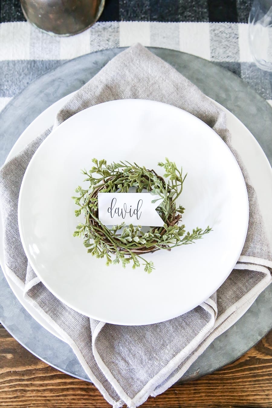 Three Spring Tablescape Place Card Ideas