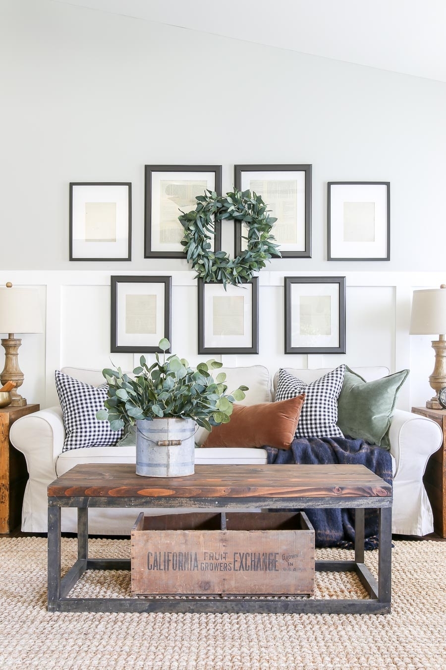 Neutral Fall Living Room Decor